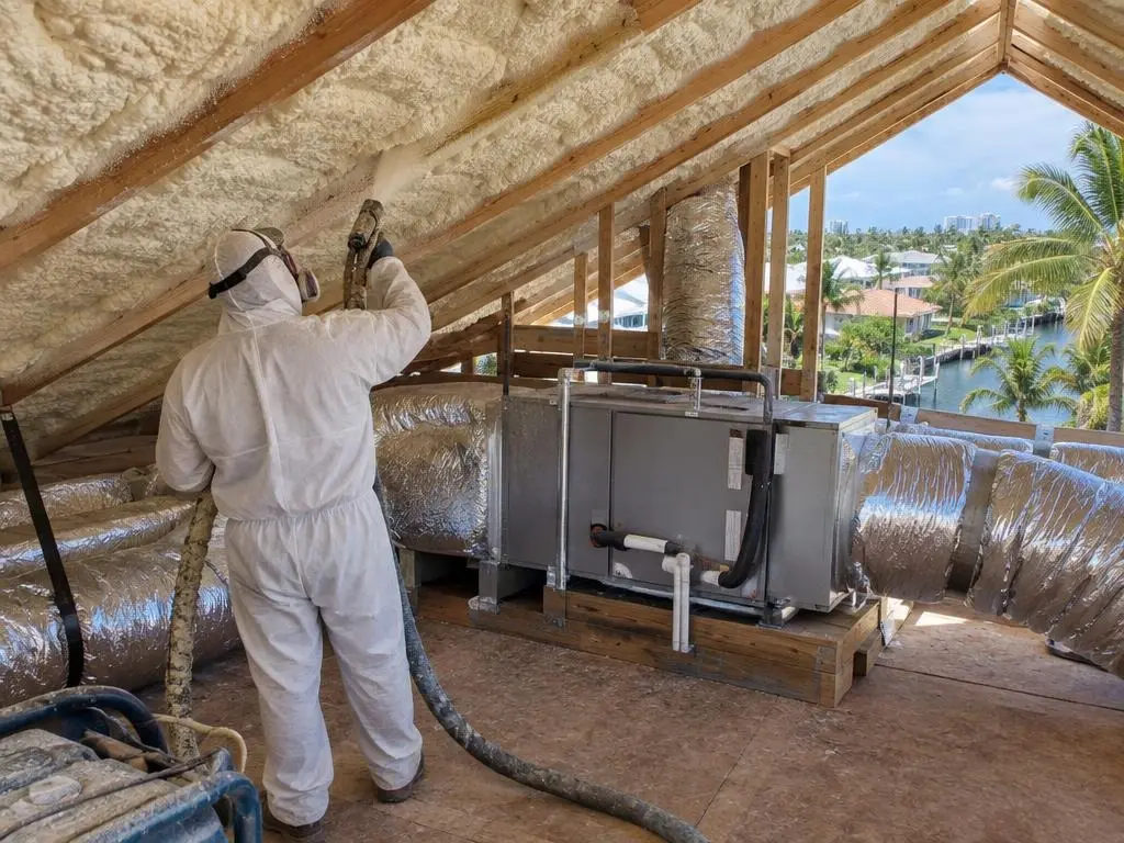Roof Deck Foam for Sealed Attics in West Palm Beach, FL